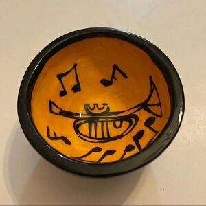 Vintage Monterey Jazz Festival Signed Trinket Bowl Dish Hand painted